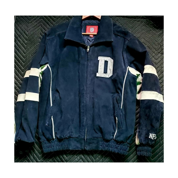 VINTAGE(Leather) cowboys jacket - Picture 1 of 3